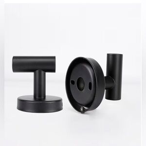 8 Pack Stainless Steel Towel Hook Black Matte Wall Mount Bathroom Hooks New